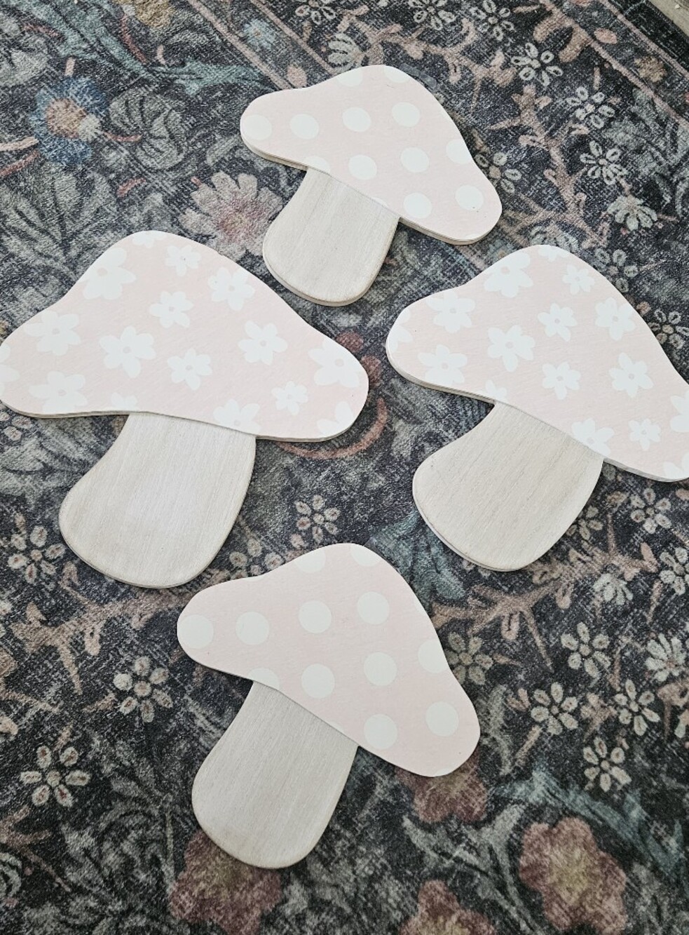Hobby Lobby Natural Wood Mushroom Wall Accent